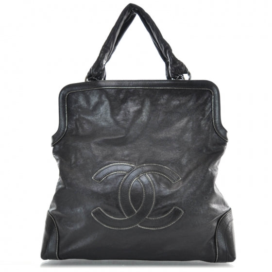 Leather Soho CC Shopper Tote Black