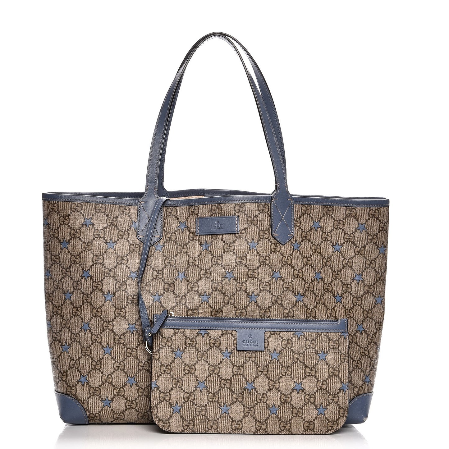 GG Supreme Stars Tote Blue