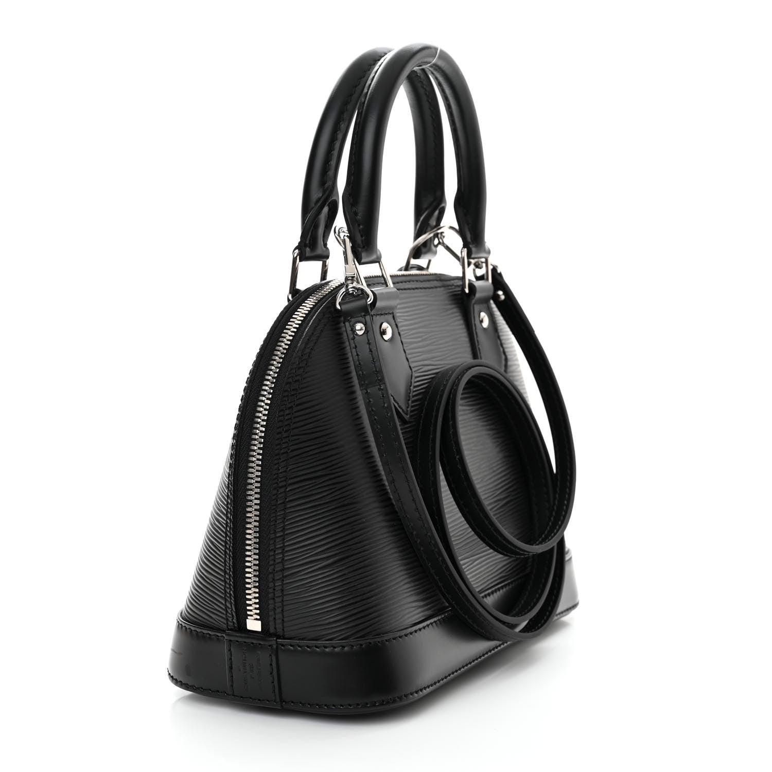 Louis Vuitton Epi Alma BB Black 3 of 10