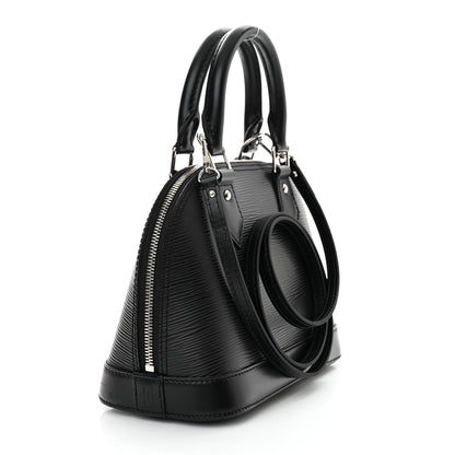 Louis Vuitton Epi Alma BB Black 3 of 10
