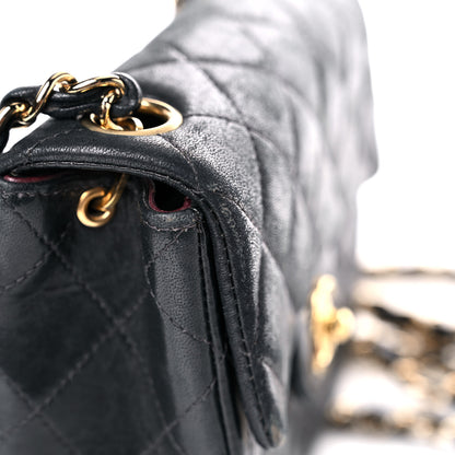 Chanel Lambskin Quilted Mini Square Flap Bag Black 27 of 28