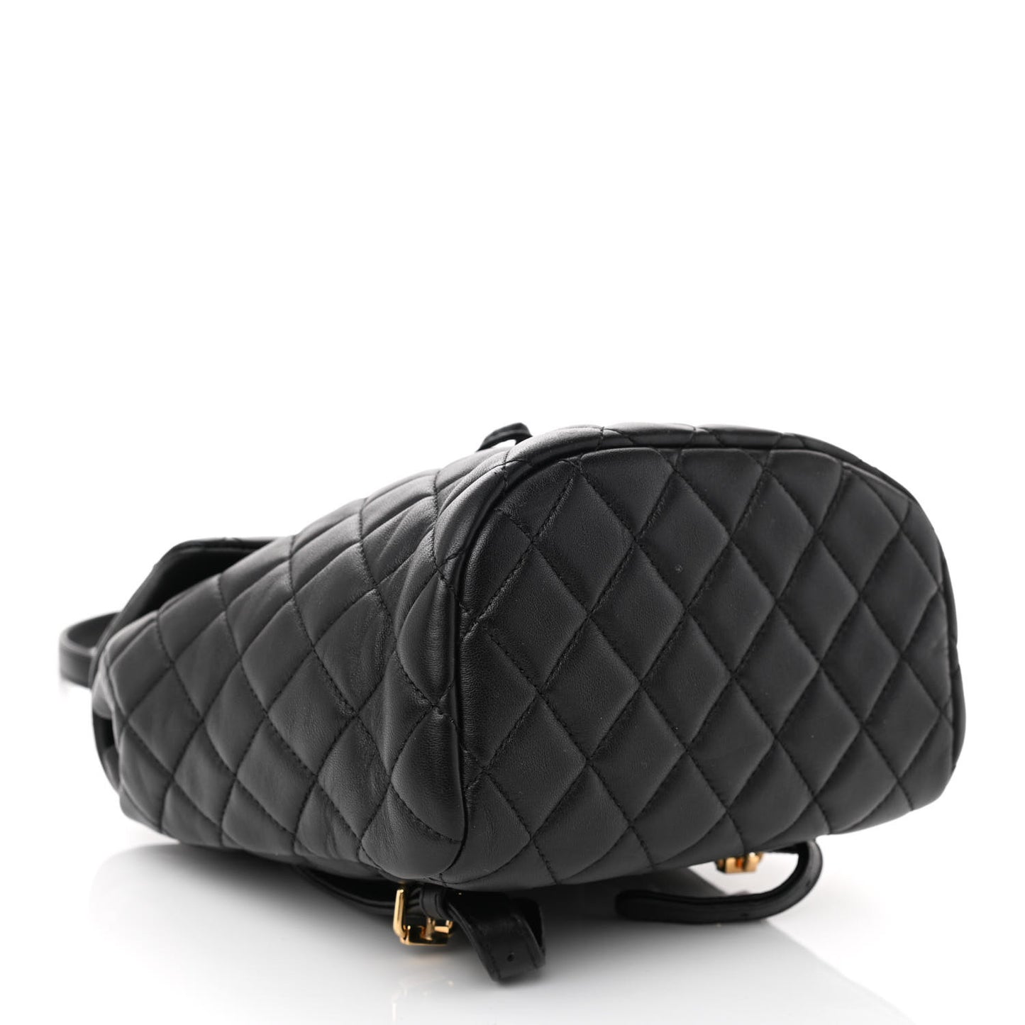 Lambskin Quilted Mini Urban Spirit Backpack Black