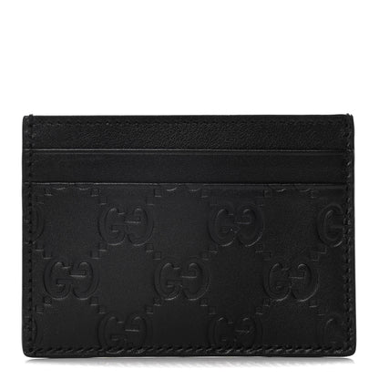 Gucci Guccissima Card Holder Black 1 of 5