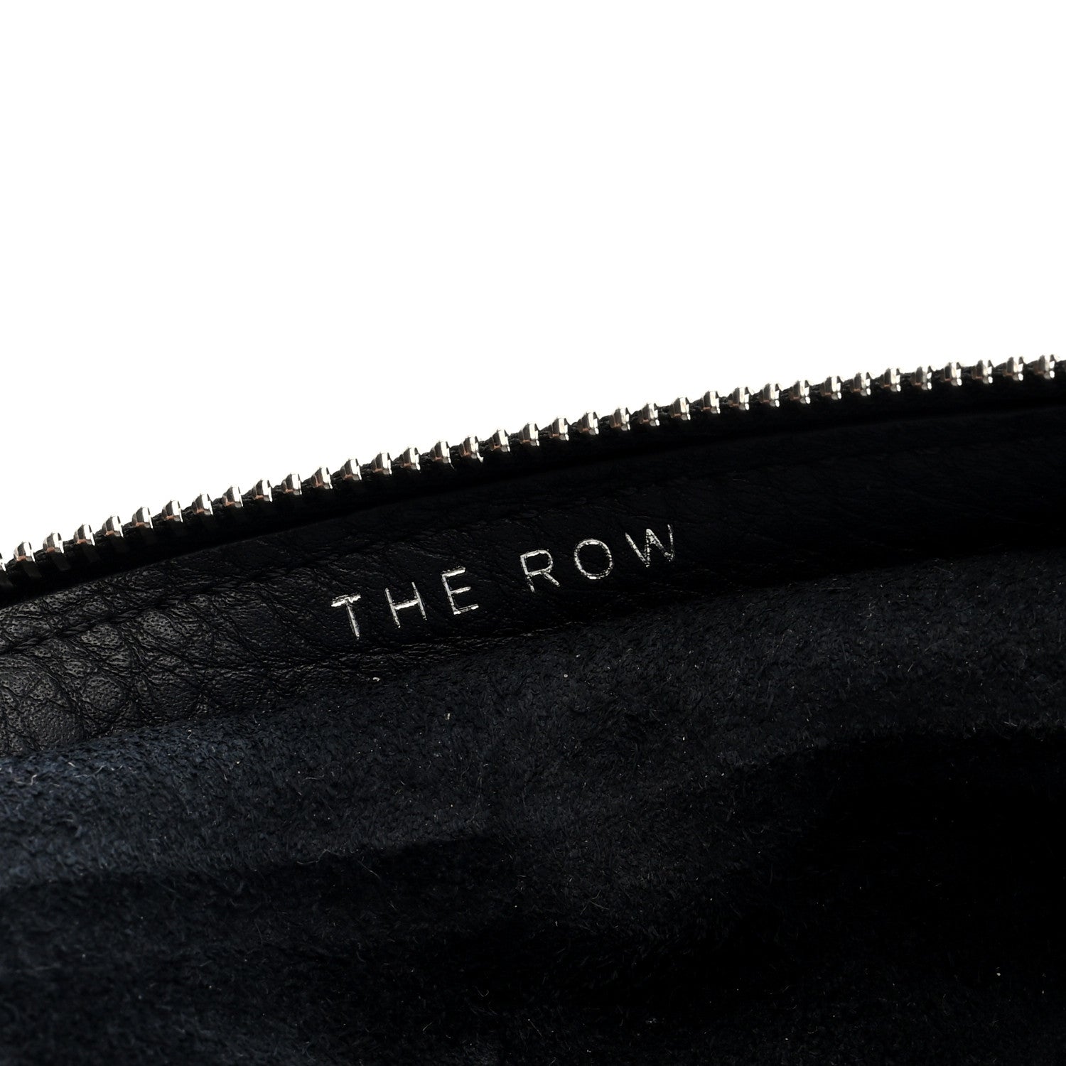 The Row Grained Calfskin Large Slouchy Banana Bag Black 6 of 9