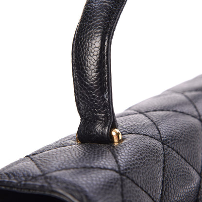 Chanel Caviar Quilted Jumbo Kelly Flap Black 14 of 16