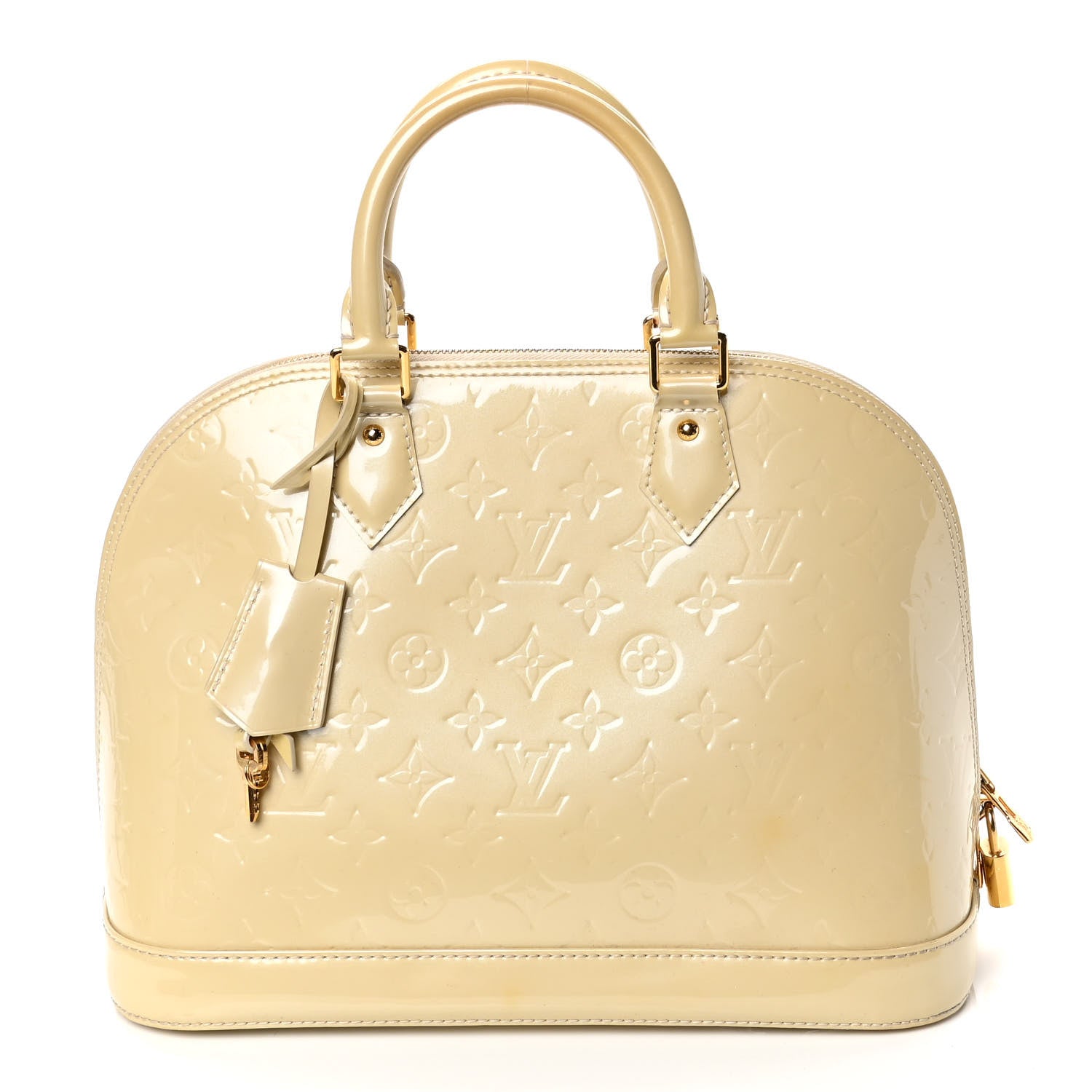 Louis Vuitton Vernis Alma PM Blanc Corail 1 of 6