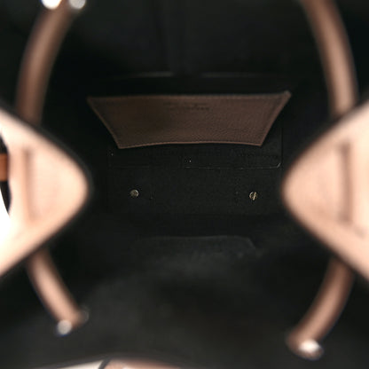 Salvatore Ferragamo Grained Calfskin Mini Gancino Bucket Bag Amaretti 5 of 9