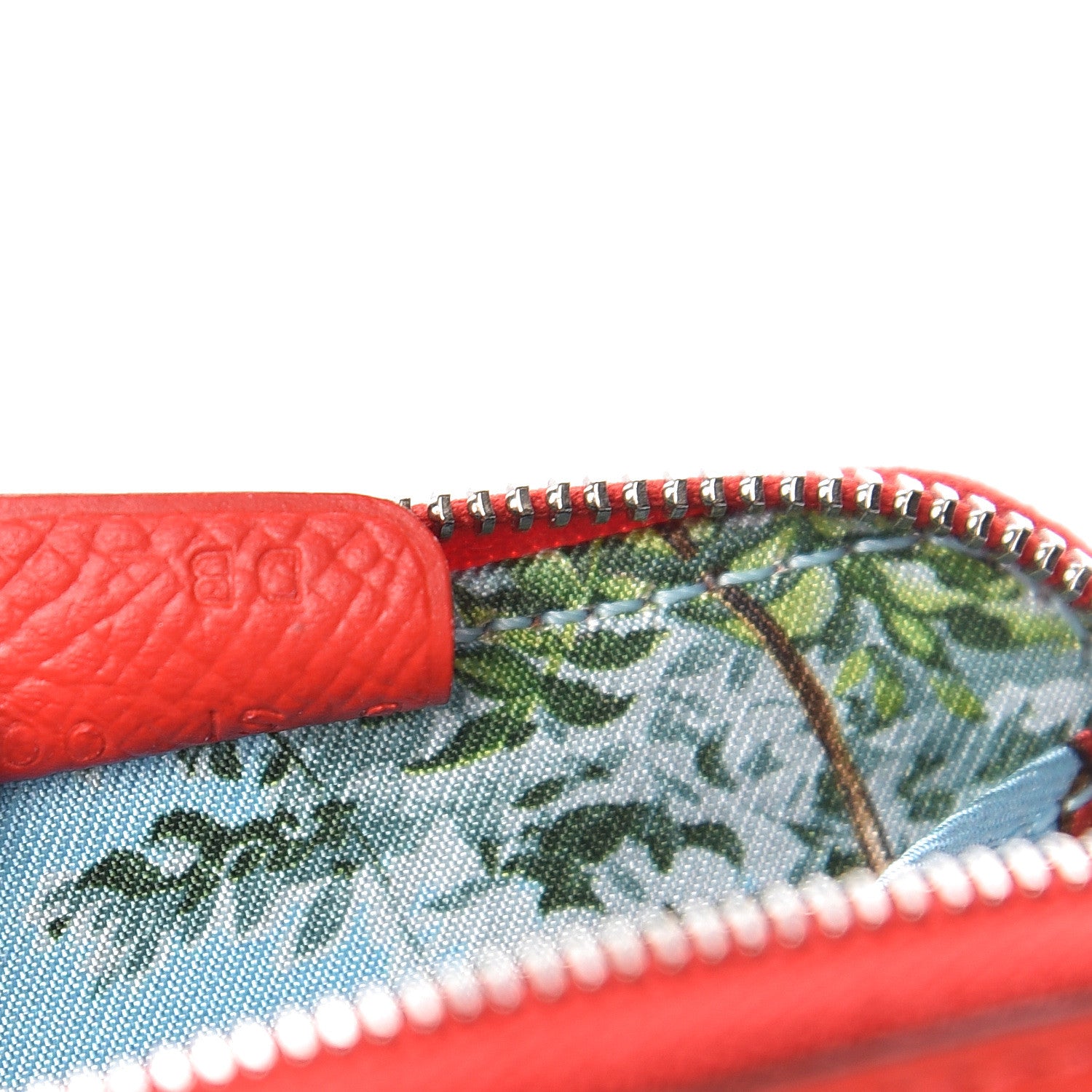 Hermes Epsom Silk'In Coin Purse Rouge de Coeur Bleu du Nord 7 of 8
