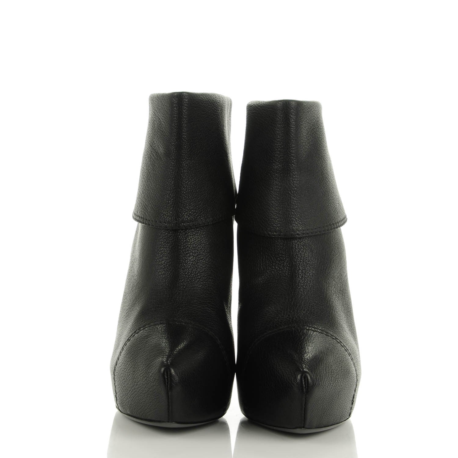 Louis Vuitton Grained Goatskin Queen Ankle Boots 40 Black 2 of 8