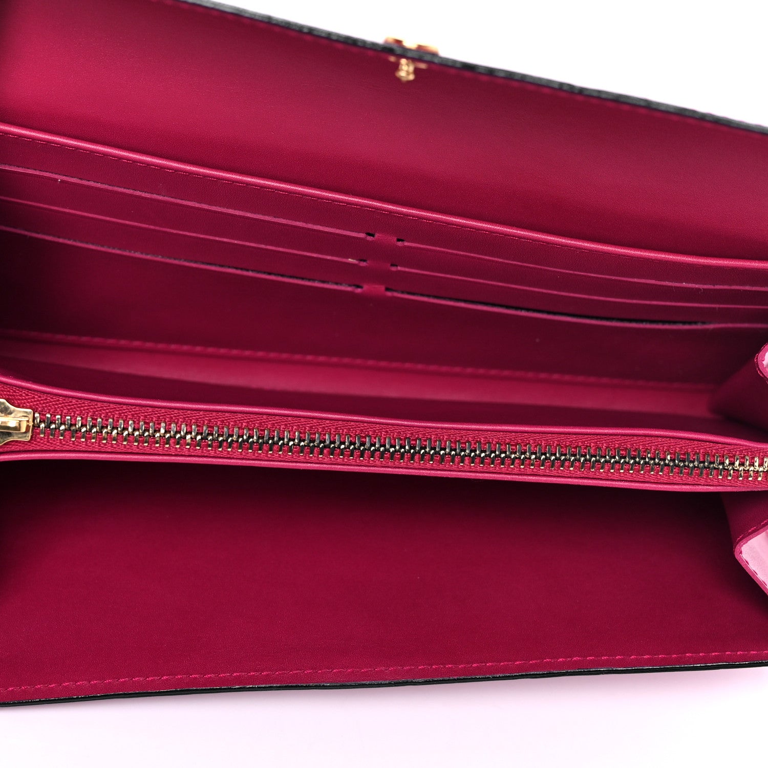 Louis Vuitton Vernis Sarah Wallet Rose Indien 5 of 11