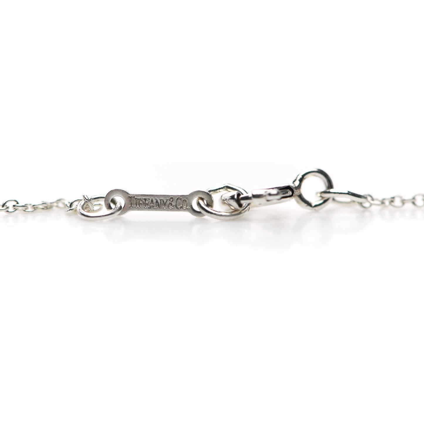 Sterling Silver 12mm Elsa Peretti Bean Pendant Necklace