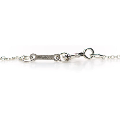 Tiffany Sterling Silver 12mm Elsa Peretti Bean Pendant Necklace 5 of 6