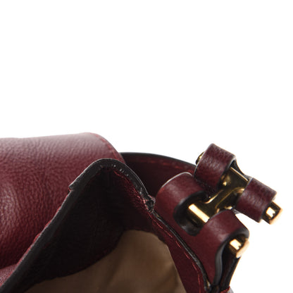 Chloe Calfskin Georgia Hobo Burgundy 11 of 12