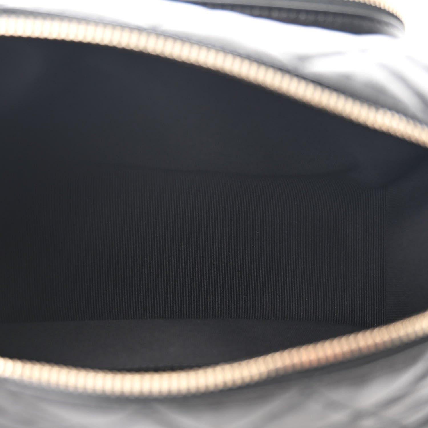 Chanel Shiny Crumpled Lambskin Quilted Medium Preppy Pocket Camera Case Black 5 of 10