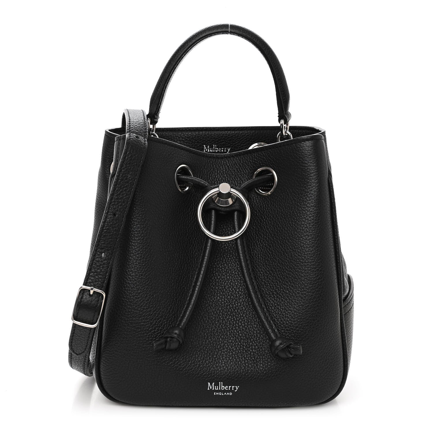Mulberry Small Classic Grain Small Hampstead Black 1 of 9