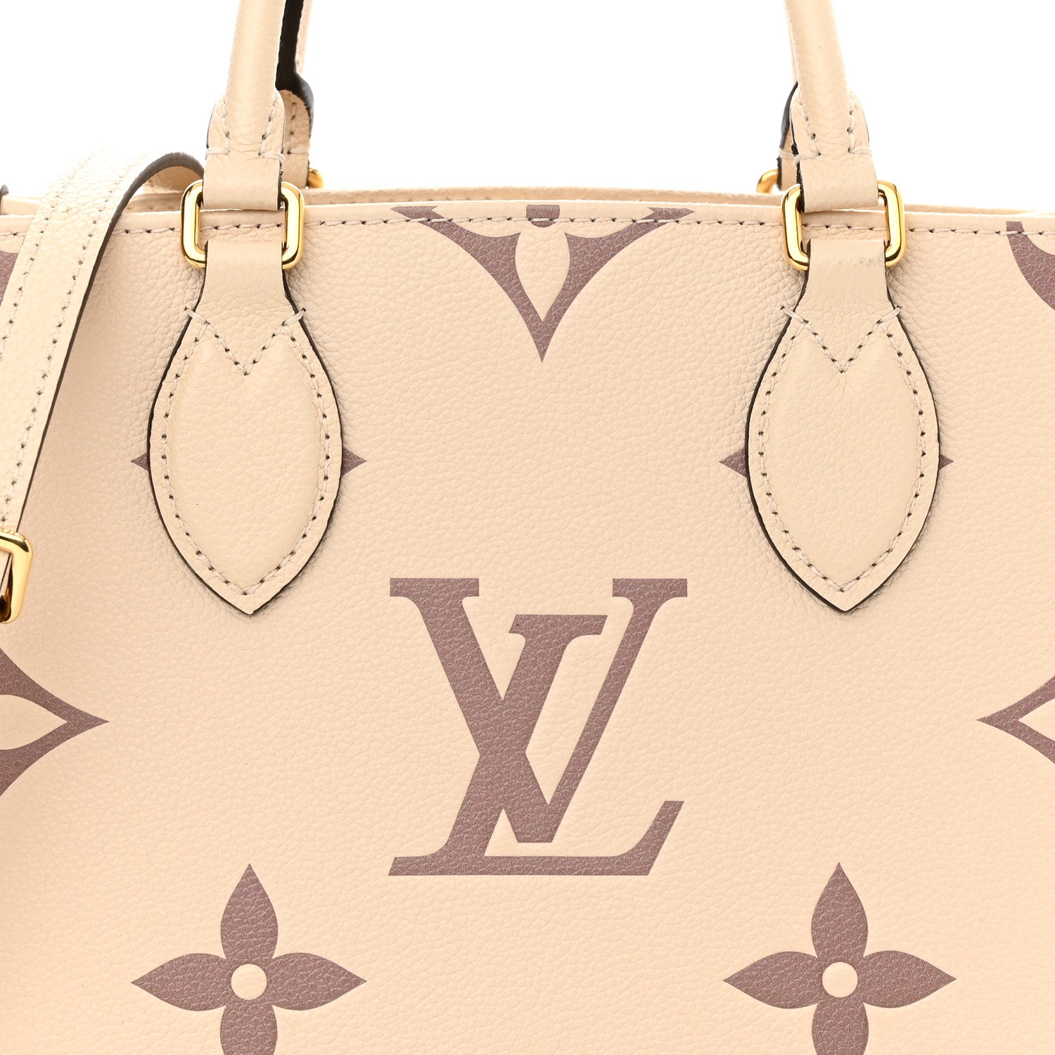 Louis Vuitton Empreinte Monogram Giant Onthego PM Creme Bois De Rose 7 of 12