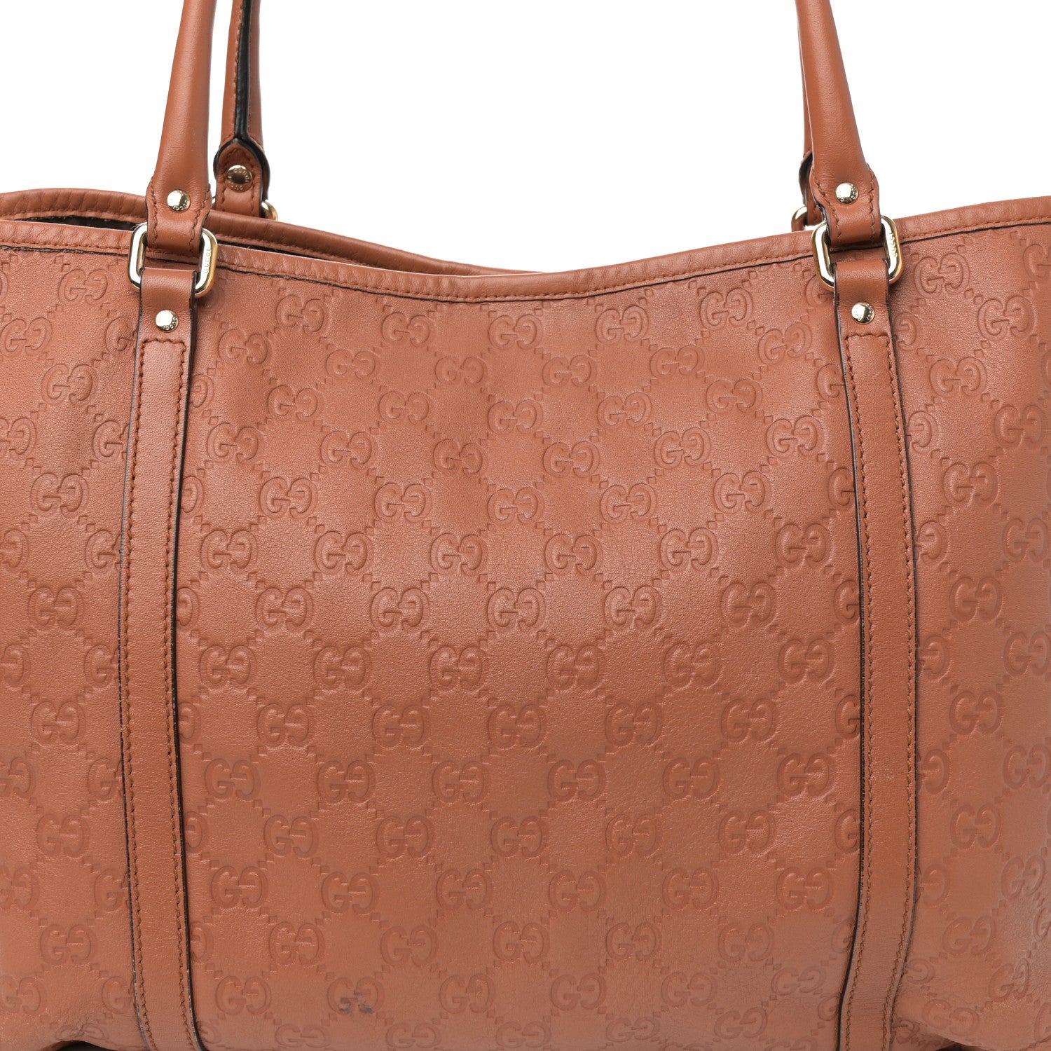 Gucci Guccissima Vitello Tender Medium Joy Tote Saffron 9 of 12
