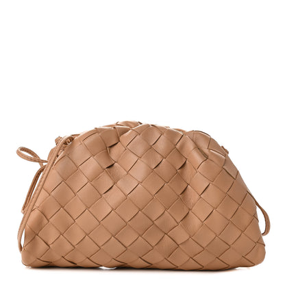 Bottega Veneta Nappa Intrecciato The Mini Pouch Almond 1 of 11