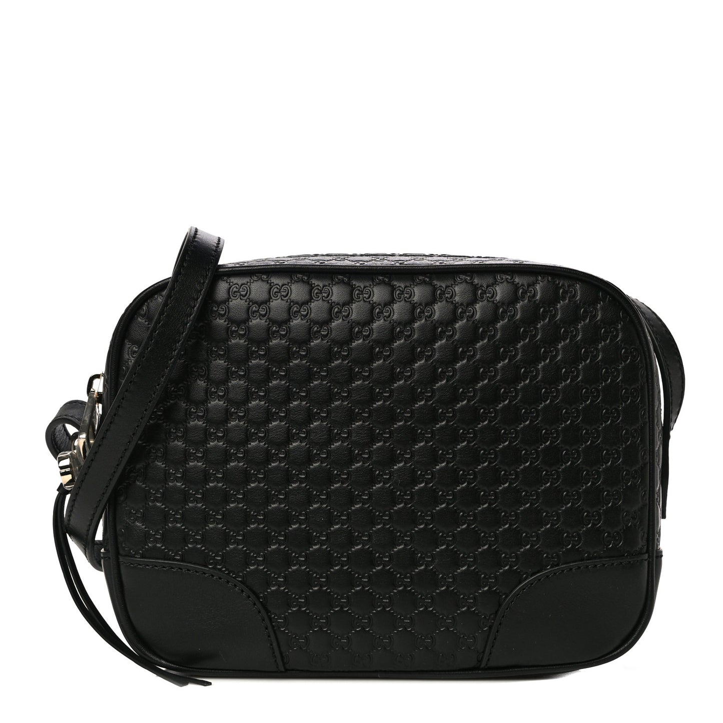 Microguccissima Mini Bree Messenger Bag Black