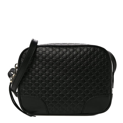 Gucci Microguccissima Mini Bree Messenger Bag Black 1 of 11