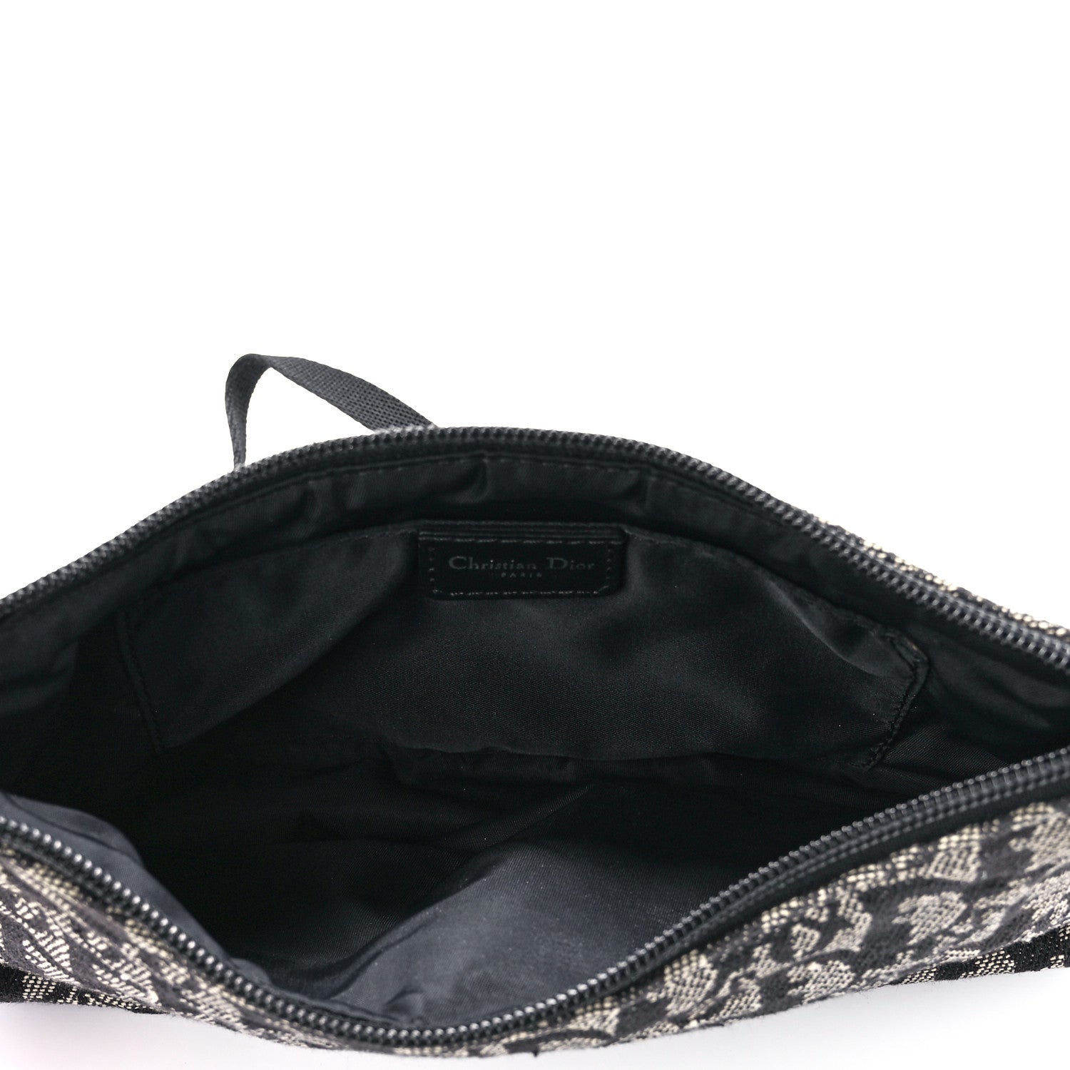 Christian Dior Monogram Shoulder Bag Pochette Black 5 of 11