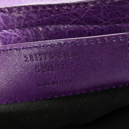 Balenciaga Agneau Giant 12 Rose Gold Hardware City Dark Violet 8 of 11
