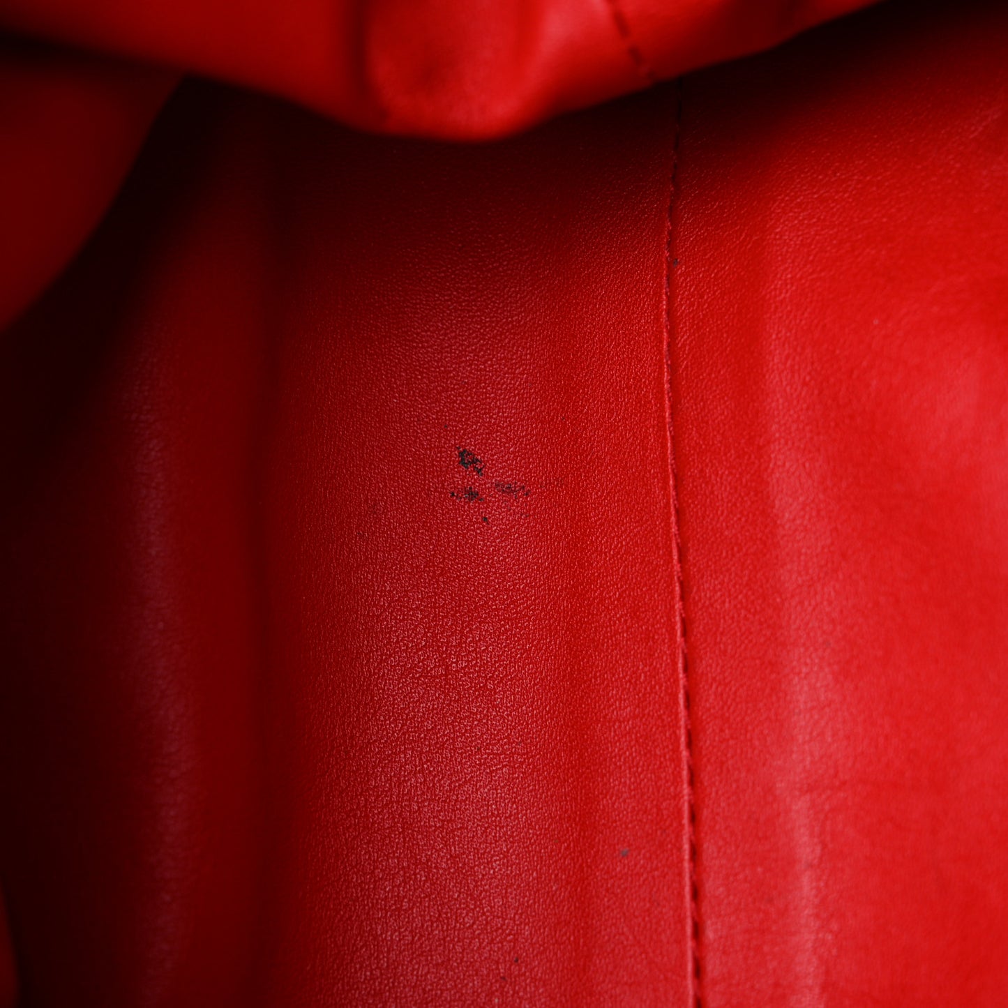 Butter Calfskin The Mini Pouch Red