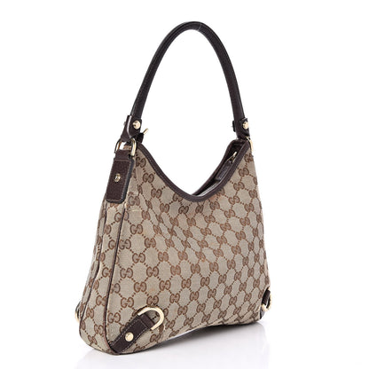 Gucci Monogram Medium Abbey D Ring Hobo Brown 3 of 11