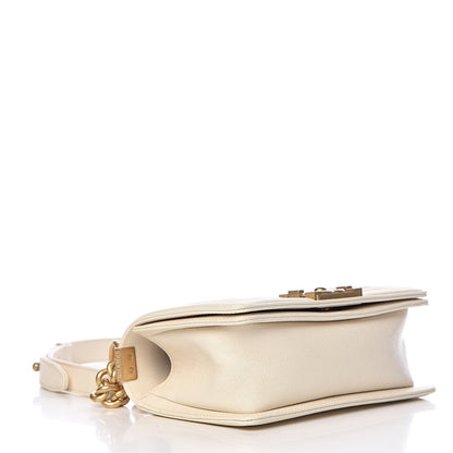 Chanel Caviar Quilted Small Boy Flap Ivory 4 of 11