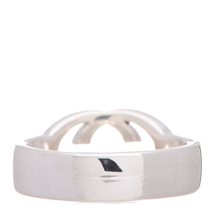 Gucci Sterling Silver Interlocking G Ring 52 6 4 of 6
