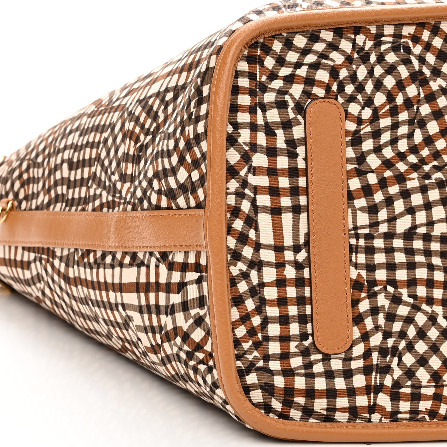 MCM Visetos Large Liz Reversible Shopper Tote Cognac 14 of 16