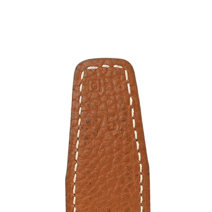Hermes Togo Box 24mm Mini Constance H Belt 75 30 Gold Black 4 of 10