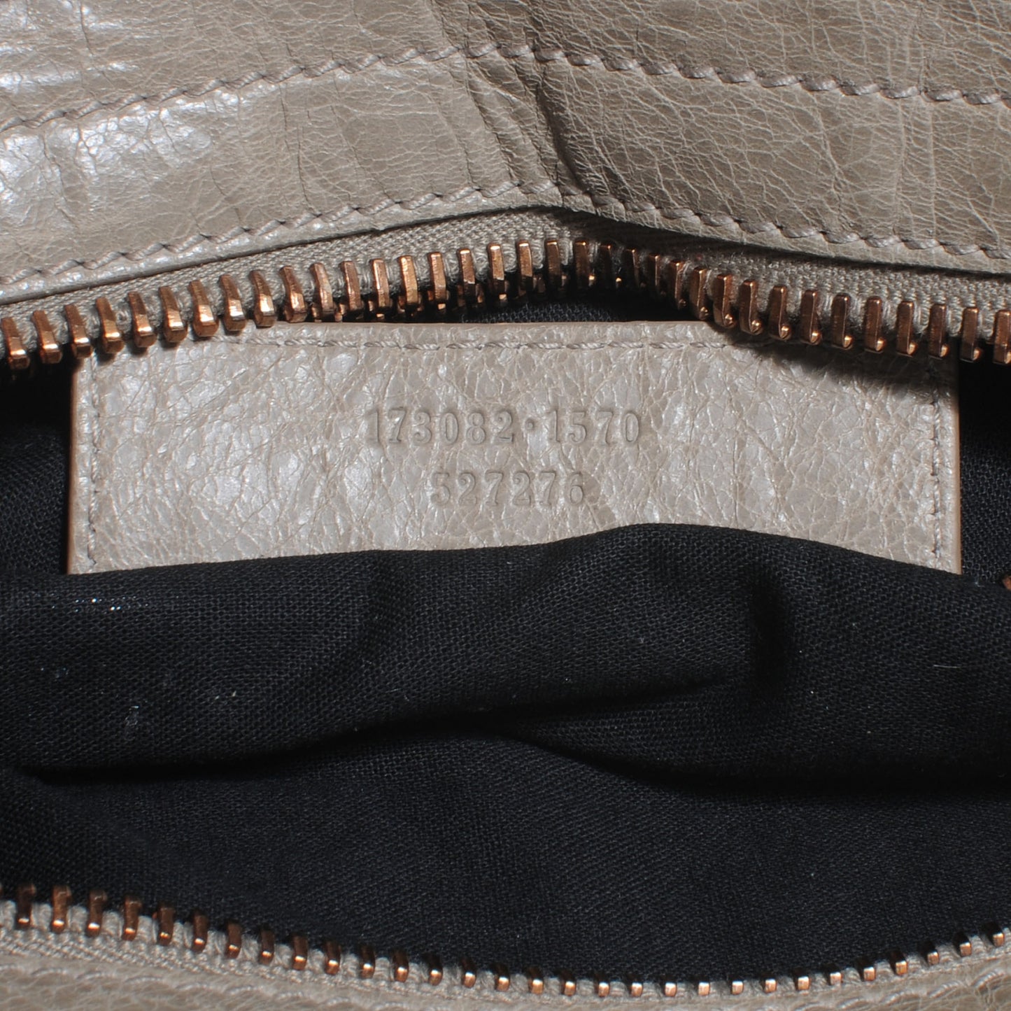 Agneau Giant 21 Rose Gold Hardware City Papyrus