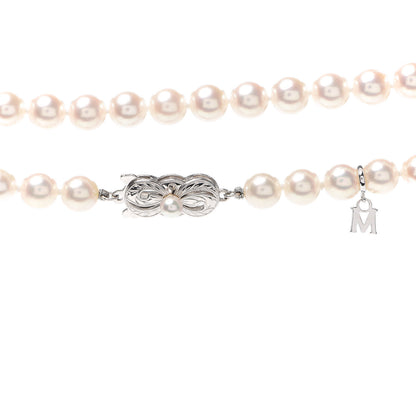 Mikimoto 18K White Gold Akoya Pearl 6.5-7mm Strand Necklace 60 4 of 6