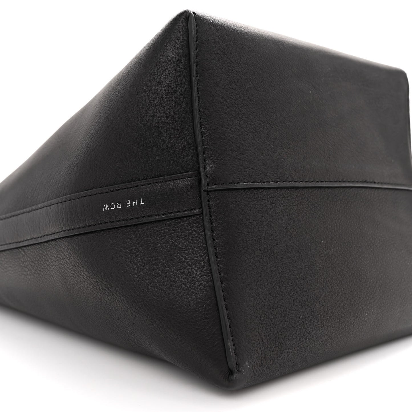 Polished Saddle Calfskin Medium N/S Park Belt Bag Black