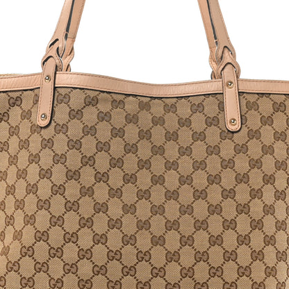 Gucci Monogram Large Craft Tote Beige 9 of 11