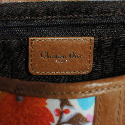Christian Dior Canvas Floral Saddle Bag 5 of 7