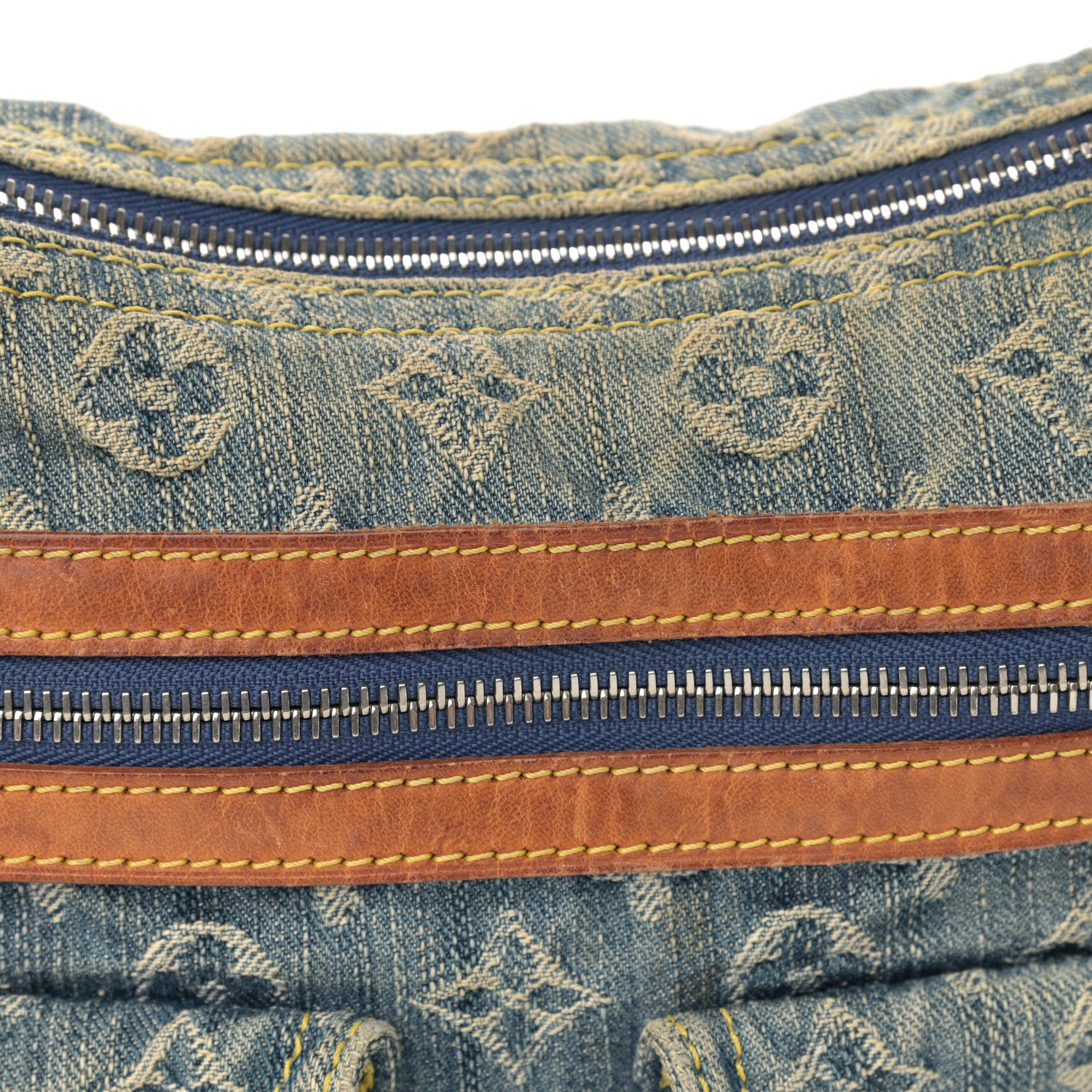 Louis Vuitton Monogram Denim Baggy PM Blue 16 of 17