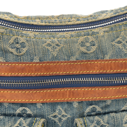 Louis Vuitton Monogram Denim Baggy PM Blue 16 of 17