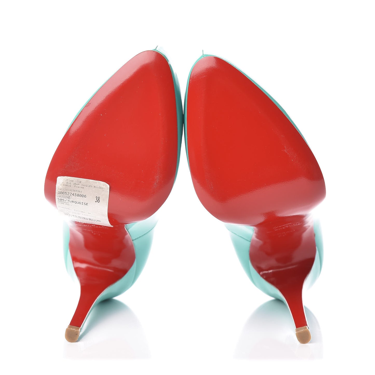 Patent Rolando 120 Pumps 38 Turquoise