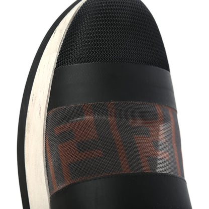 Fendi Technical Mesh FF Sneakers 38 Tobacco Red 7 of 7