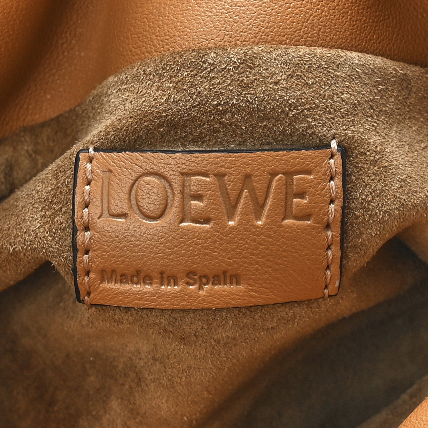 Loewe Calfskin Nano Flamenco Knot Clutch Warm Desert 6 of 11