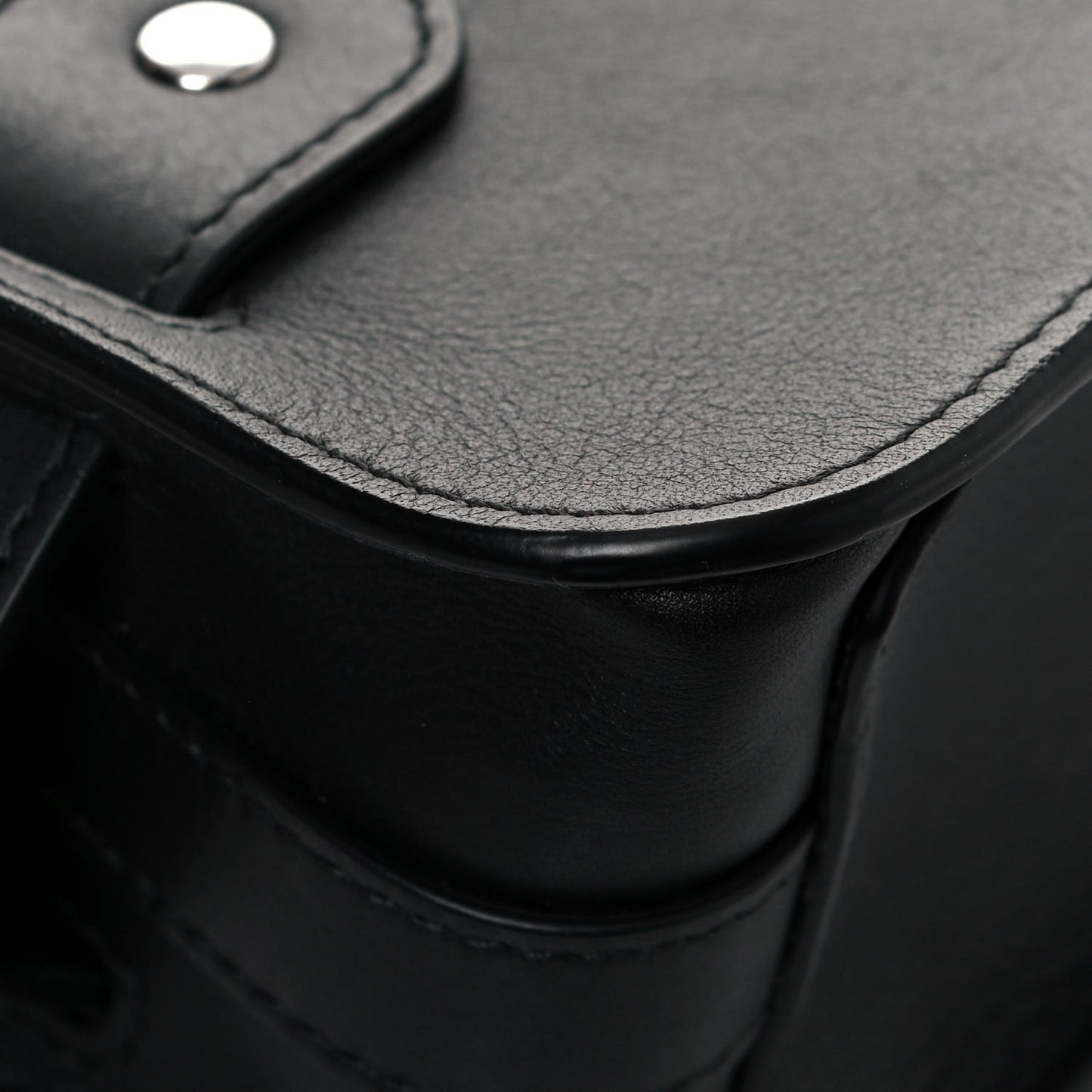 Smooth Calfskin Mini PS11 Classic Shoulder Bag Black