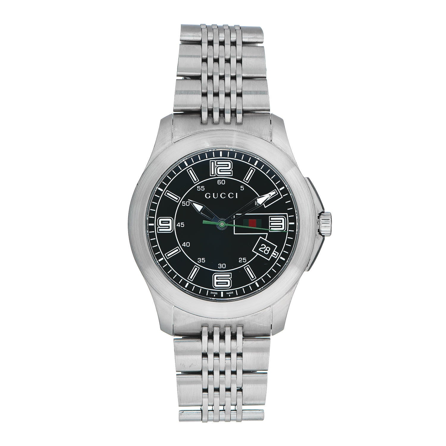 Gucci Stainless Steel 44mm G-Timeless Quartz Watch Black 1 of 4