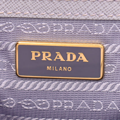 Prada Saffiano Small Galleria Double Zip Tote Glicine 6 of 11