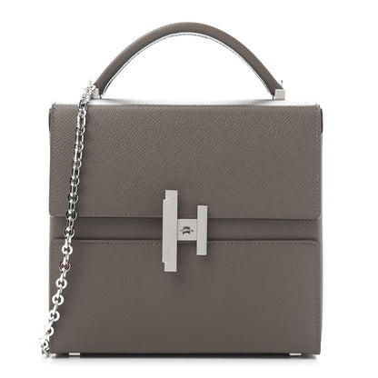 Hermes Epsom Cinhetic Boxy Top Handle Bag Etoupe 1 of 11