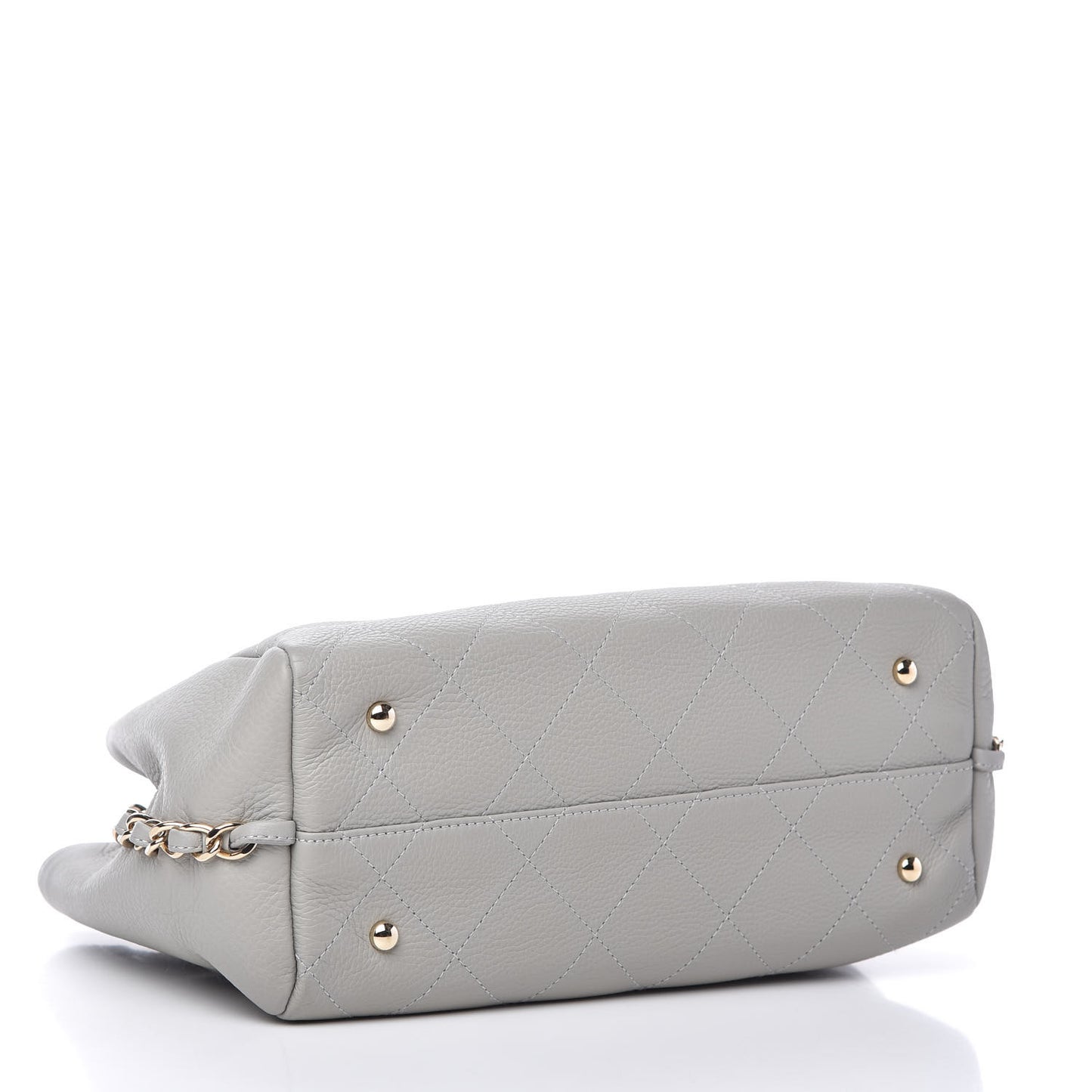 Bullskin Stitched Small Shopping Bag Grey