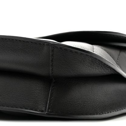 Chanel Metallic Goatskin Quilted Large Rock In Rome Flap Black 11 of 14