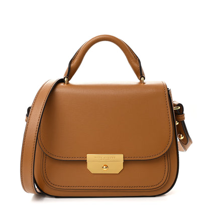 Marc Jacobs Calfskin Mini Rider Top Handle Brown 1 of 10