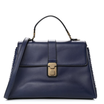 Bottega Veneta Nappa Medium Piazza Bag Sapphire 1 of 4